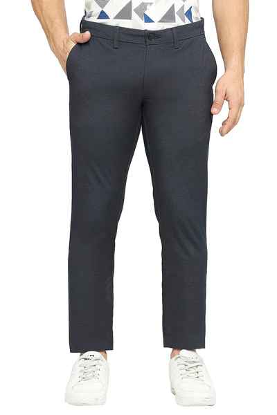 BASICS Mens  NAVY TAPERED TROUSER 23BTR51627 FF