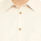 BASICS Mens  BEIGE SLIM SHIRT 23BSH52055 LS