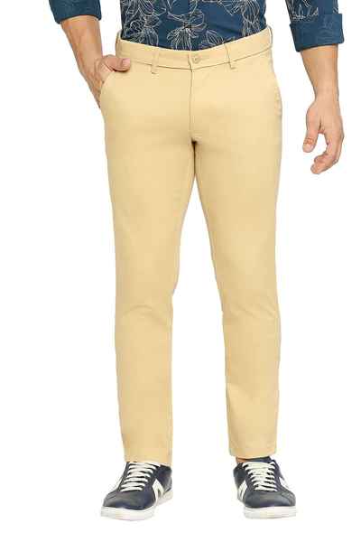 BASICS Mens  KHAKI TAPERED TROUSER 23BTR51547 FF