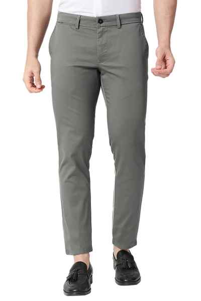 BASICS Mens  MID GREY TAPERED TROUSER 23BTR50278 FF