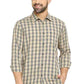 BASICS Mens  BEIGE SLIM SHIRT 23BSH51531 LS