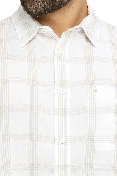 BASICS Mens  WHITE SLIM SHIRT 23BSH51472 LS