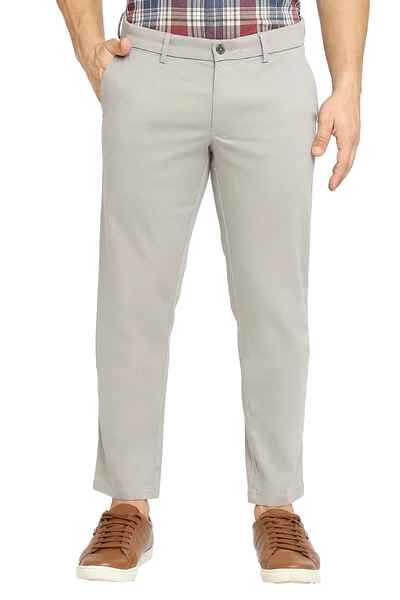 BASICS Mens  MID GREY TAPERED TROUSER 23BTR51549 FF