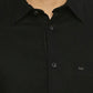 BASICS Mens  BLACK SLIM SHIRT 23BSH51526 HS