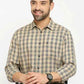 BASICS Mens  BEIGE SLIM SHIRT 23BSH51531 LS