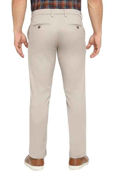 BASICS Mens  MID BROWN TAPERED TROUSER 23BTR51629 FF