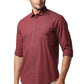 BASICS Mens  RED SLIM SHIRT 23BSH52253 LS