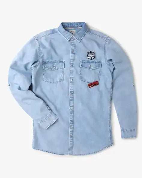 Lee Cooper Boys SHIRTS INDIGO 443018441 MRP.1699