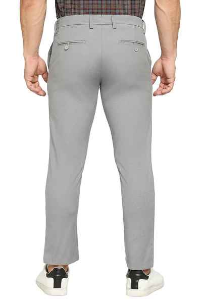 BASICS Mens  MID GREY TAPERED TROUSER 23BTR51626 FF