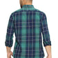 BASICS Mens  GREEN SLIM SHIRT 23BSH51707 LS