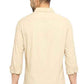 BASICS Mens  BEIGE SLIM SHIRT 23BSH51750 LS