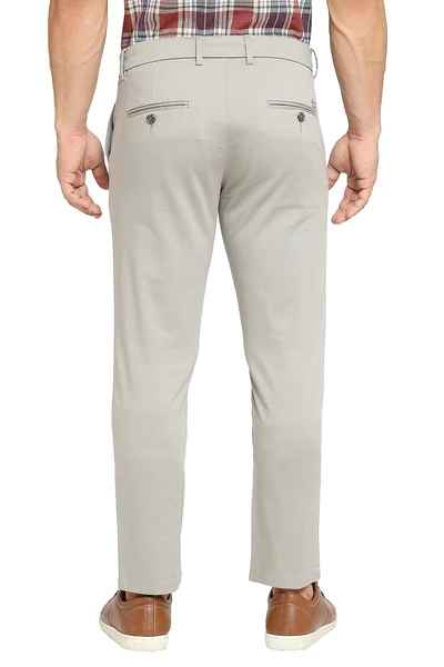 BASICS Mens  MID GREY TAPERED TROUSER 23BTR51549 FF