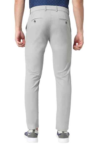 BASICS Mens  GREY TAPERED TROUSER 23BTR50296 FF