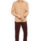 BASICS Mens  KHAKI SLIM SHIRT 23BSH52056 LS