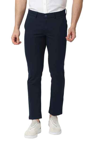 BASICS Mens  NAVY TAPERED TROUSER 23BTR50295 FF