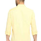 BASICS Mens  YELLOW SLIM SHIRT 23BSH51693 LS