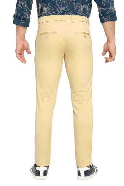 BASICS Mens  KHAKI TAPERED TROUSER 23BTR51547 FF