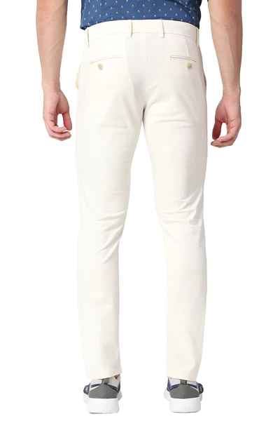 BASICS Mens  ECRU TAPERED TROUSER 23BTR50169 FF