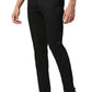 BASICS Mens  BLACK TAPERED TROUSER 22BTR51023 FLATFRONT