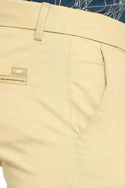 BASICS Mens  KHAKI TAPERED TROUSER 23BTR51547 FF