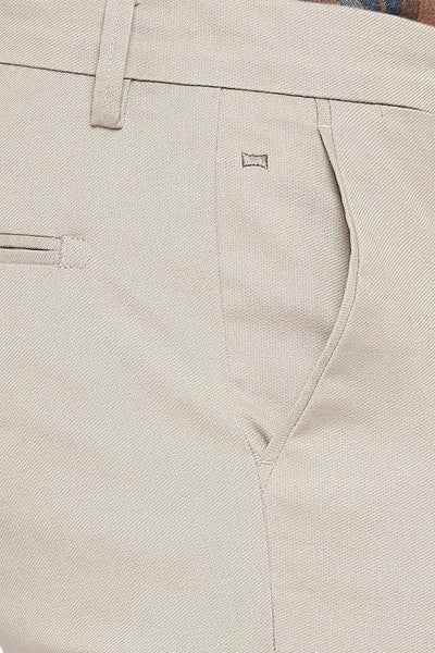 BASICS Mens  MID BROWN TAPERED TROUSER 23BTR51629 FF