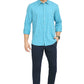 BASICS Mens  BLUE SLIM SHIRT 23BSH51644 HS