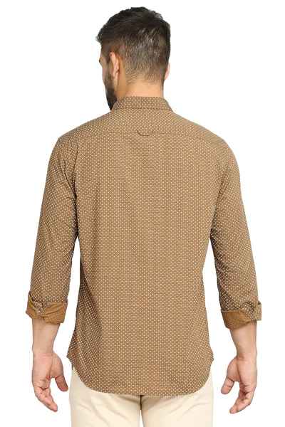 BASICS Mens  KHAKI SLIM SHIRT 23BSH51910 HS