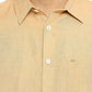 BASICS Mens  LIGHT BROWN SLIM SHIRT 23BSH51480 HS