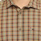 BASICS Mens  GREEN SLIM SHIRT 23BSH51488 HS