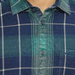 BASICS Mens  GREEN SLIM SHIRT 23BSH51707 LS