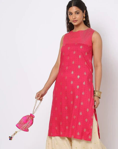 WOMENS KURTHI PINK