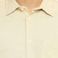 BASICS Mens  BEIGE SLIM SHIRT 23BSH51524 HS