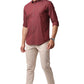 BASICS Mens  RED SLIM SHIRT 23BSH52253 LS