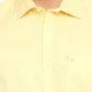 BASICS Mens  YELLOW SLIM SHIRT 23BSH51693 LS