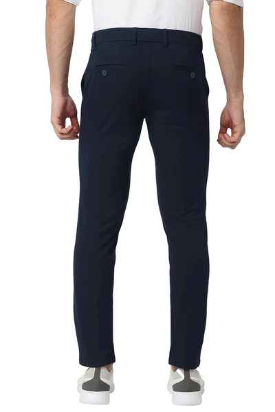 BASICS Mens  NAVY TAPERED TROUSER 23BTR50295 FF