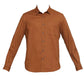 BASICS Mens  BROWN SLIM SHIRT 23BSH51962 HS