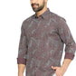 BASICS Mens  WINE SLIM SHIRT 23BSH51849 LS