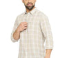 BASICS Mens  BEIGE SLIM SHIRT 23BSH51473 HS