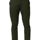 BASICS Mens  OLIVE TAPERED TROUSER 22BTR51026 FLATFRONT