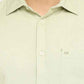 BASICS Mens  OLIVE SLIM SHIRT 23BSH51747 LS