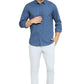 BASICS Mens  BLUE SLIM SHIRT 23BSH51963 HS