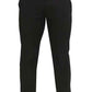 BASICS Mens  BLACK TAPERED TROUSER 23BTR51578 FF