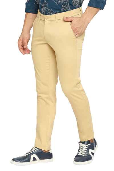 BASICS Mens  KHAKI TAPERED TROUSER 23BTR51547 FF