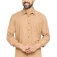 BASICS Mens  KHAKI SLIM SHIRT 23BSH52056 LS