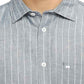 BASICS Mens  GREY SLIM SHIRT 23BSH51927 HS