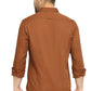 BASICS Mens  BROWN SLIM SHIRT 23BSH51962 HS