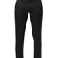 BASICS Mens  BLACK TAPERED TROUSER 22BTR51023 FLATFRONT