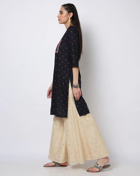 WOMENS KURTHI BLACK