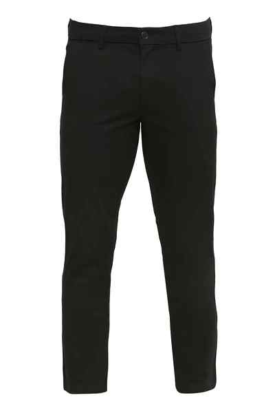 BASICS Mens  BLACK TAPERED TROUSER 23BTR51551 FF