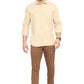 BASICS Mens  BEIGE SLIM SHIRT 23BSH51750 LS